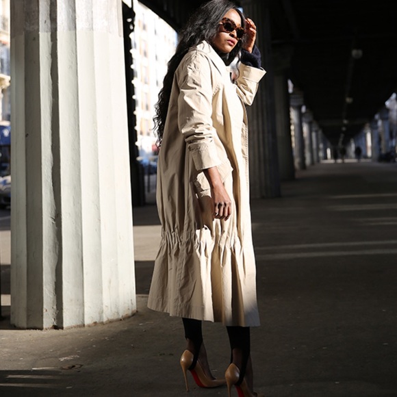 COS Bubble bottom trench coat - Picture 3 of 10
